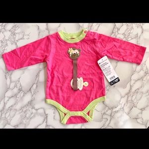 PLEASE MUM Little Monkey Soother Snappie Onesie SIZE 0-3m - NWT
